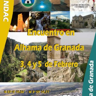 IV ENCUENTRO EN ALHAMA DE GRANADA 3,4 Y 5 FEBRERO – FIESTA DEL VINO