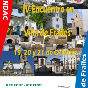 IV Encuentro de Autocaravanas Villa de Frailes 19,20 Y 21 de Octubre 2018