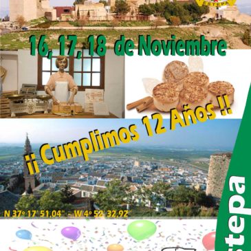 XII Aniversario de Asandac – Estepa (Sevilla) 16, 17 y 18 de Noviembre 2018