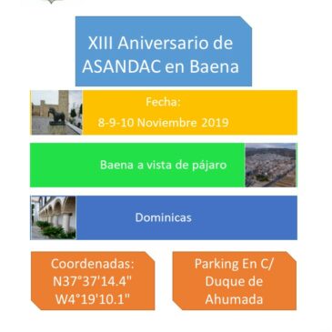 XII+I ANIVERSARIO BAENA (CÓRDOBA) 8, 9 Y 10 NOVIEMBRE