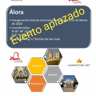 APLAZAMIENTO EVENTO ALORA