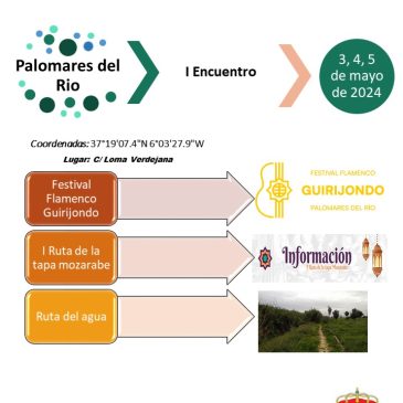 I ENCUENTRO AUTOCARAVANISTA EN PALOMARES DEL RÍO (SEVILLA) 3. 4 y 5 DE MAYO