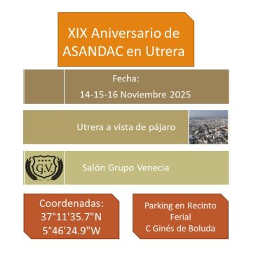 EVENTO ANIVERSARIO UTRERA (SEVILLA) 14, 15 Y 16 NOVIEMBRE