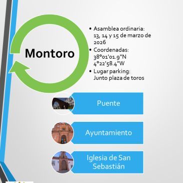 ASAMBLEA ANUAL DE SOCIOS. MONTORO (CORDOBA) 13/14 Y 15 DE MARZ